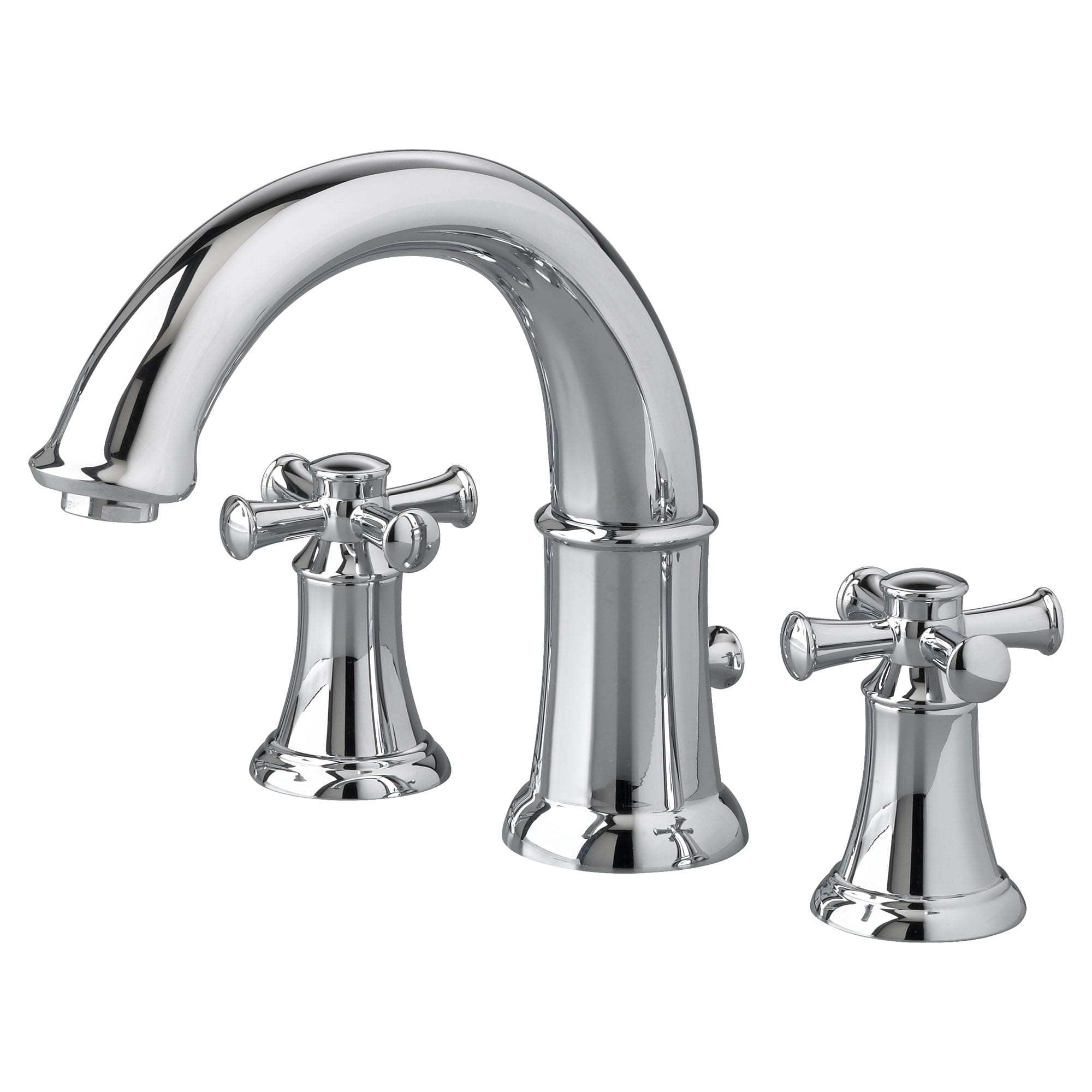 Portsmouth Bathtub Faucet for Flash Rough in Valve with Lever Handles CHROME